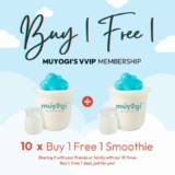 MUYOGI’S VVIP MEMBERSHIP 10 times ‘Buy 1, Free 1’ deal