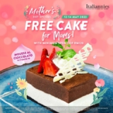 Italiannies Free cake for moms on Mother’s Day 2023