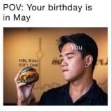 myBurgerLab Free voucher for all May Babies!