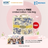Respack Limited Edition Tote Bag For Free @ HTM Pharmacy
