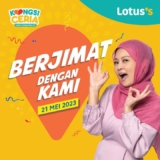 Lotus’s Berjimat With Kami Sale on 21 May 2023