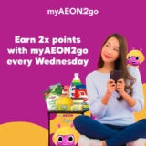 Double your rewards every Wednesday with myAEON2go