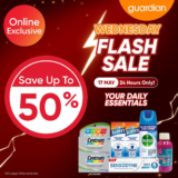 Guardian 17 May 24 Hours Flash Sale up to 50% Off Promotion