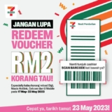 7-Eleven Free RM2 voucher when you have topped up RM30