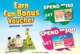 Toys’R’Us Free up to RM50 Fun Bonus Vouchers