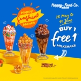 GSC IOI City Mall  Buy 1 Free 1 promotion on selected Milkshakes at Happy Food Co.