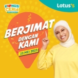 Lotus’s Berjimat With Kami Sale on 23 May 2023