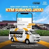 Ride-Pooling service from Subang Jaya KTM Station with a promotional price as low as RM1