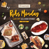 Morganfield’s all ribs related dishes get a massive 20% discount Promotion