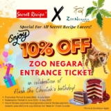 Zoo Negara Ticket Entrance Extra 10% Off Promotion