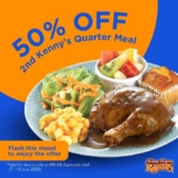 KRR KSL Esplanade Mall 50% OFF on your 2nd Kenny’s Quarter Meal Promo