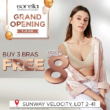 Sorella Sunway Velocity Opening Buy 3 Free 8 / Bras & Panties for only RM1 Promotions