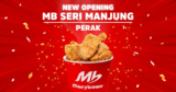 Marrybrown Seri Manjung Opening RM6 promo for an exclusive 1-pc MB Crispy Chicken Meal and Coca-cola Cooler Bag for free