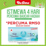 THE STORE – SPECIAL 4 DAYS! FREE GIFT VOUCHER  on 22 – 25 June 2023
