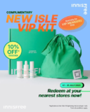 innisfree Free once-in-a-lifetime New Isle VIP Kit for Members Redemption