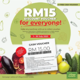 Village Grocer FREE RM15 Cash Voucher Giveaways