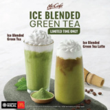 McDonald’s McCafé Ice Blended Green Tea Series 2023