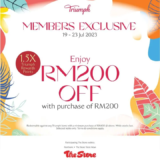 THE STORE – TRIUMPH MEMBERS EXCLUSIVE Free RM200 Vouchers