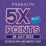 Parkson BonusLink Members’s Day 5X BonusLink points Redemption