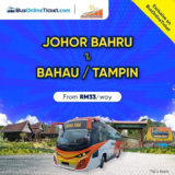Convenient Bus Routes for JB, Bahau, and Tampin! Book your stress-free journey with Kurnia Suria Express on BusOnlineTicket.com