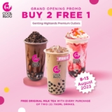 Coolblog GPO Outlet Opening Buy 2 Drinks, Get 1 Free Milk Tea Promotion