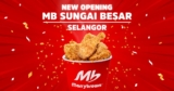 Marrybrown Sungai Besar, Selangor Opening MB Crispy Chicken Meal for just RM6 + Coca-cola Cooler Bag absolutely free !