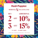 Hush Puppies Footwear Merdeka X Malaysia Day Until 18 Sep 2023