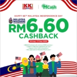 KK Super Mart Free RM6.60 Cashback in Celebrating 33th Merdeka Day Promotion