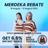 Celebrate Merdeka with Padini and Enjoy a 6.6% Rebate!