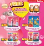 FREE 2 units of Smartheart 80gm Cat dry Food Gift Pack with any purchase @ The Store