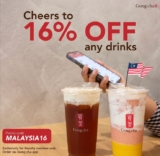 Gong Cha Beverages Extra 16% Off In Celebrating Malaysia Day September 2023