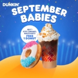 Dunkin’ FREE 1 Donut for September Babies