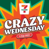 7-Eleven Crazy Wednesday Sale on 6 September 2023