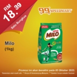 99 Speedmart Essentials Items Sale until 5 October 2023