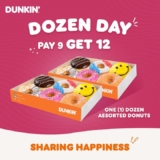 Dunkin’ Dozen day on 12 Sept 2023
