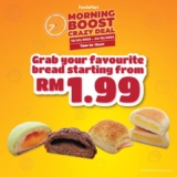 FamilyMart Bread For Only RM1.99 from 7AM to 10AM Limited Time Promo