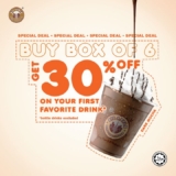 Big Apple Donuts & Coffee delightful beverages combo 30% Off Promo