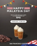 San Francisco Coffee 2nd Ultimate Frappé for only RM6 this Malaysia Day weekend