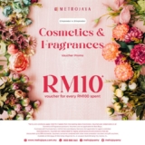 Metrojaya Free Cosmetics & Fragrance Voucher Giveaways