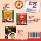 Salute Brand’s products Extra RM2 Off @ The Store