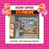 Dunkin’ MRT Putrajaya Sentral Opening Free Donut Promotion