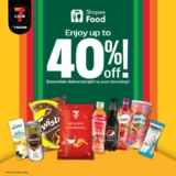 7-Eleven x ShopeeFood up to 40% Off Sale on October 2023