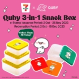 7-Eleven x Quby 3-in-1 Snack Box untuk RM5 Limited Time Promo