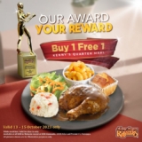 Kenny Rogers ROASTERS FREE Kenny’s Quarter Meal on October 2023