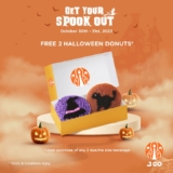 J.CO Free 2 Halloween donuts on 30 – 31 Oct 2023