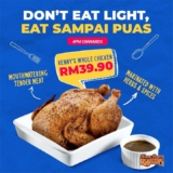 Kenny Rogers ROASTERS Kenny’s Whole Chicken for only RM39.90 Limited Time Promo