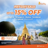 Firefly Airlines payday Sale 15% off flights to Bangkok, Singapore, Medan and more