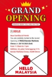 MIXUE 蜜雪冰城 Bandar Mahkota Cheras Opening 50% Off Promotion