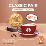 J.CO selected beverages with any donut for only RM12 Limited Time Promo