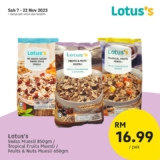 Lotus’s Brands Products Sale until 22 Nov 2023